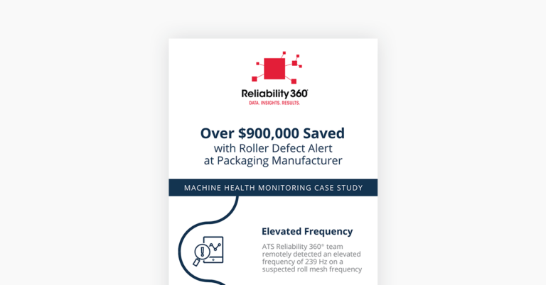 包装制造商节省了90万美元。